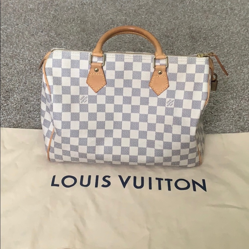 Louis Vuitton Speedy 30 Damier Azur